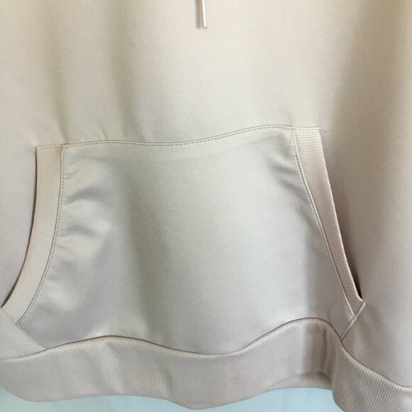 RBX Pullover Hoodie Sweatshirt Mesh Yoke in Soft Pink Women's Size Medium Pastel - Picture 3 of 7